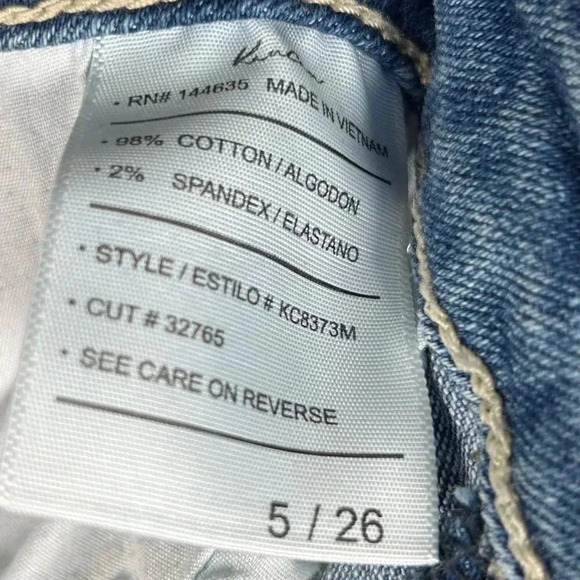 Kancan Los Angeles Size 5/26 Blue Skinny Distressed Denim Jeans Casual Streetwar - Picture 6 of 6